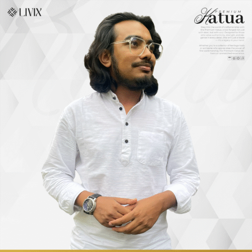 Premium Katua for men White
