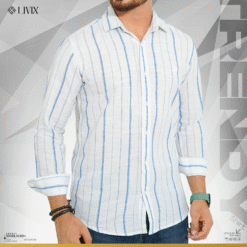 Men Classic Striped Shirt L03