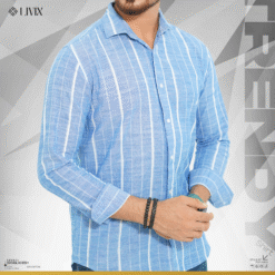 Men Classic Striped Shirt L02