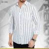 Men Classic Striped Shirt LX 01