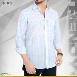Men Classic Striped Shirt LX 05
