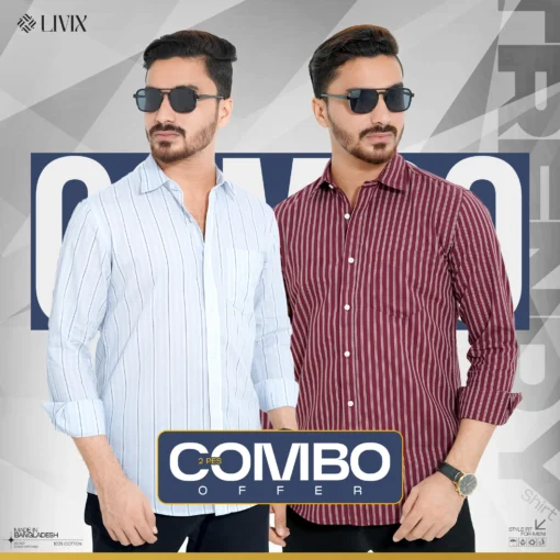 Classic Striped Shirt Combo LX4