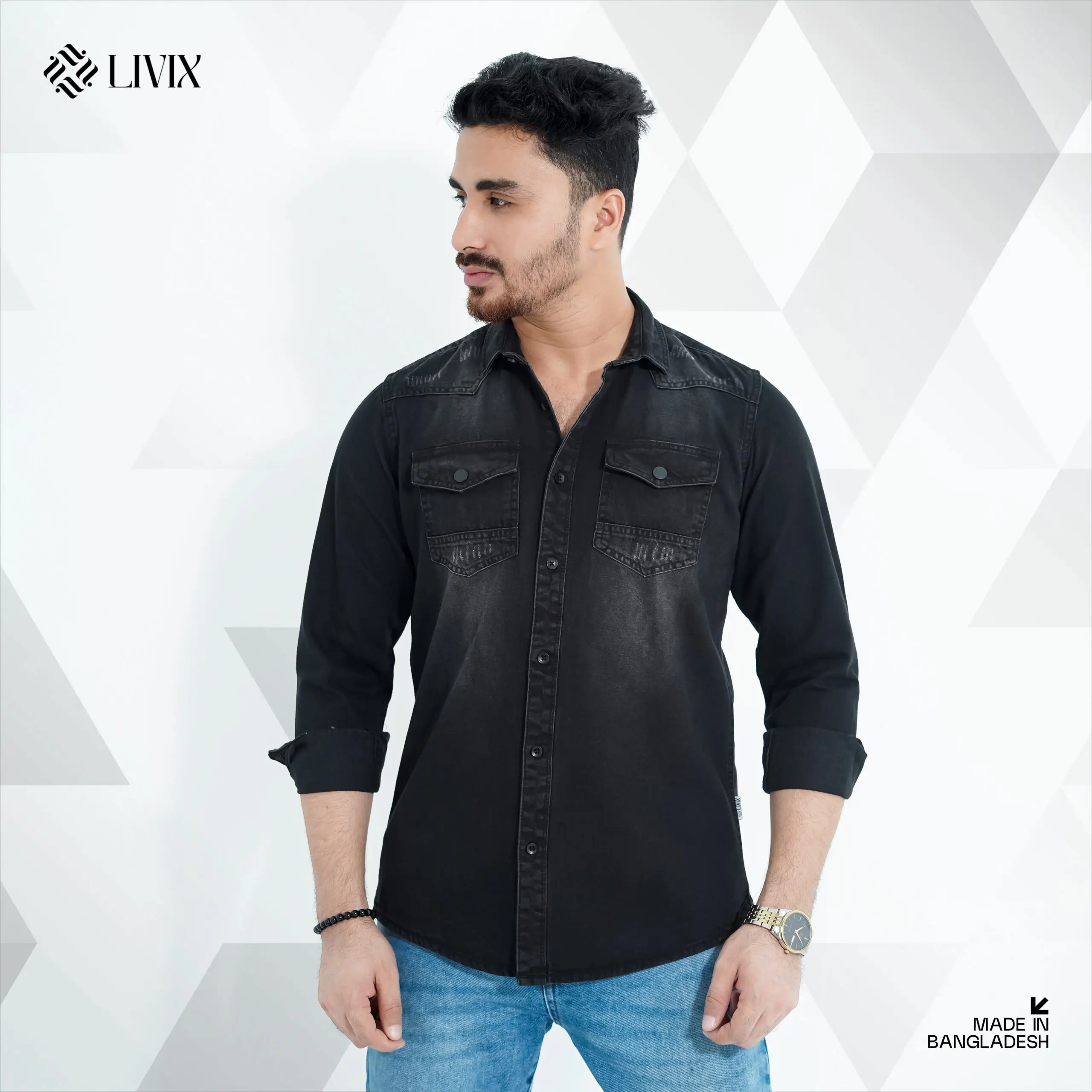 Premium Denim Shirt PDS003