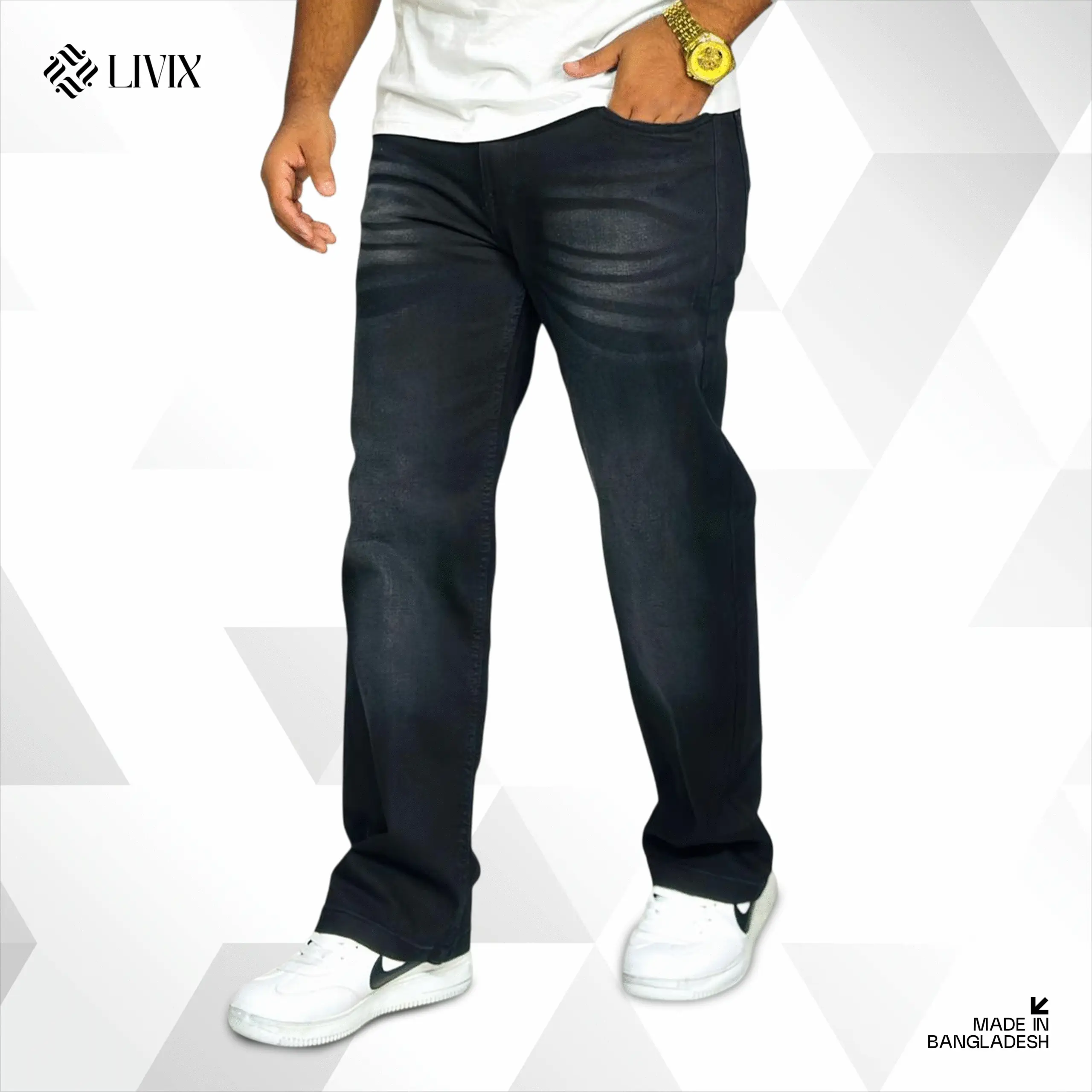 DENIM BAGGY PANT DBP004