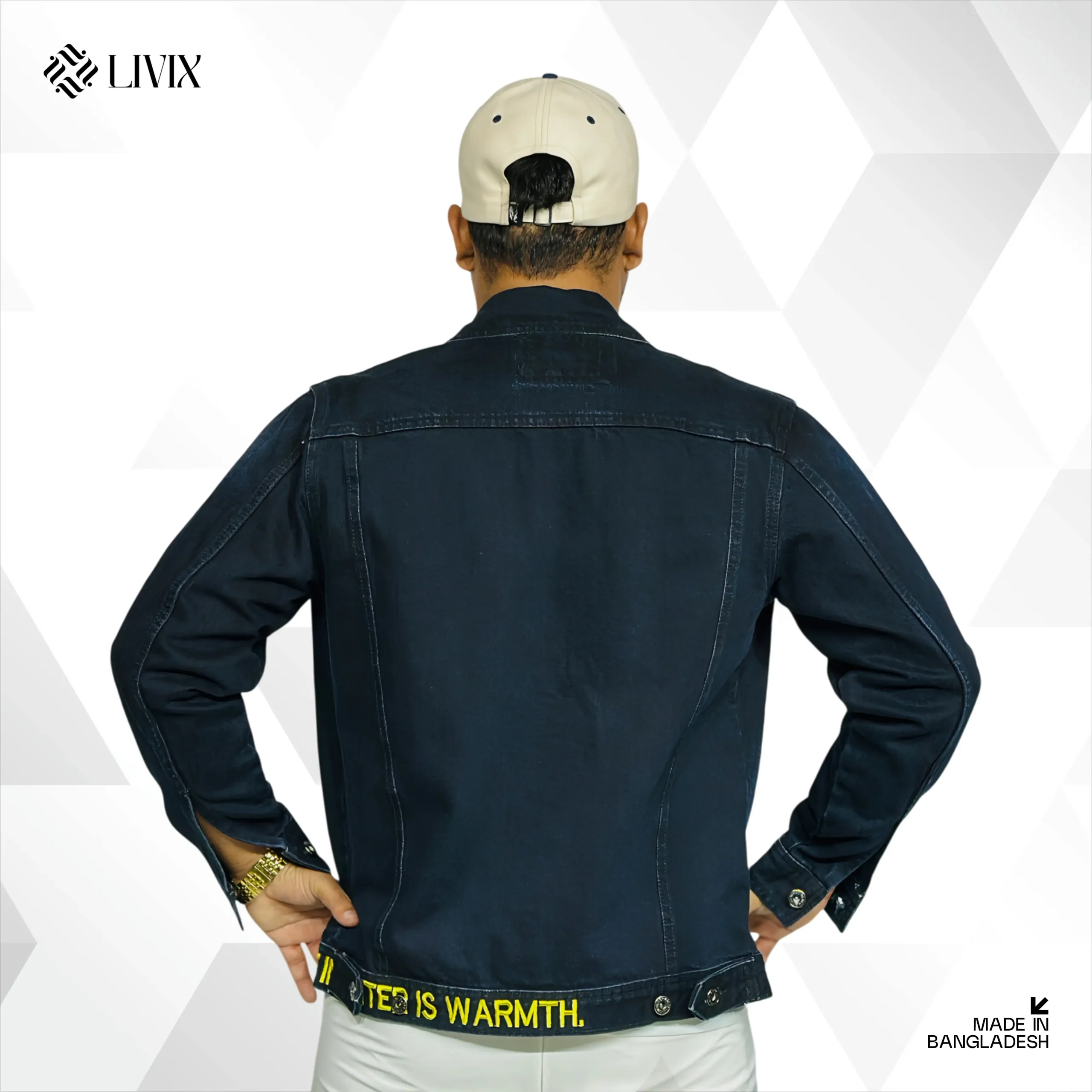 Premium Denim Jacket PDJ007 - Image 3