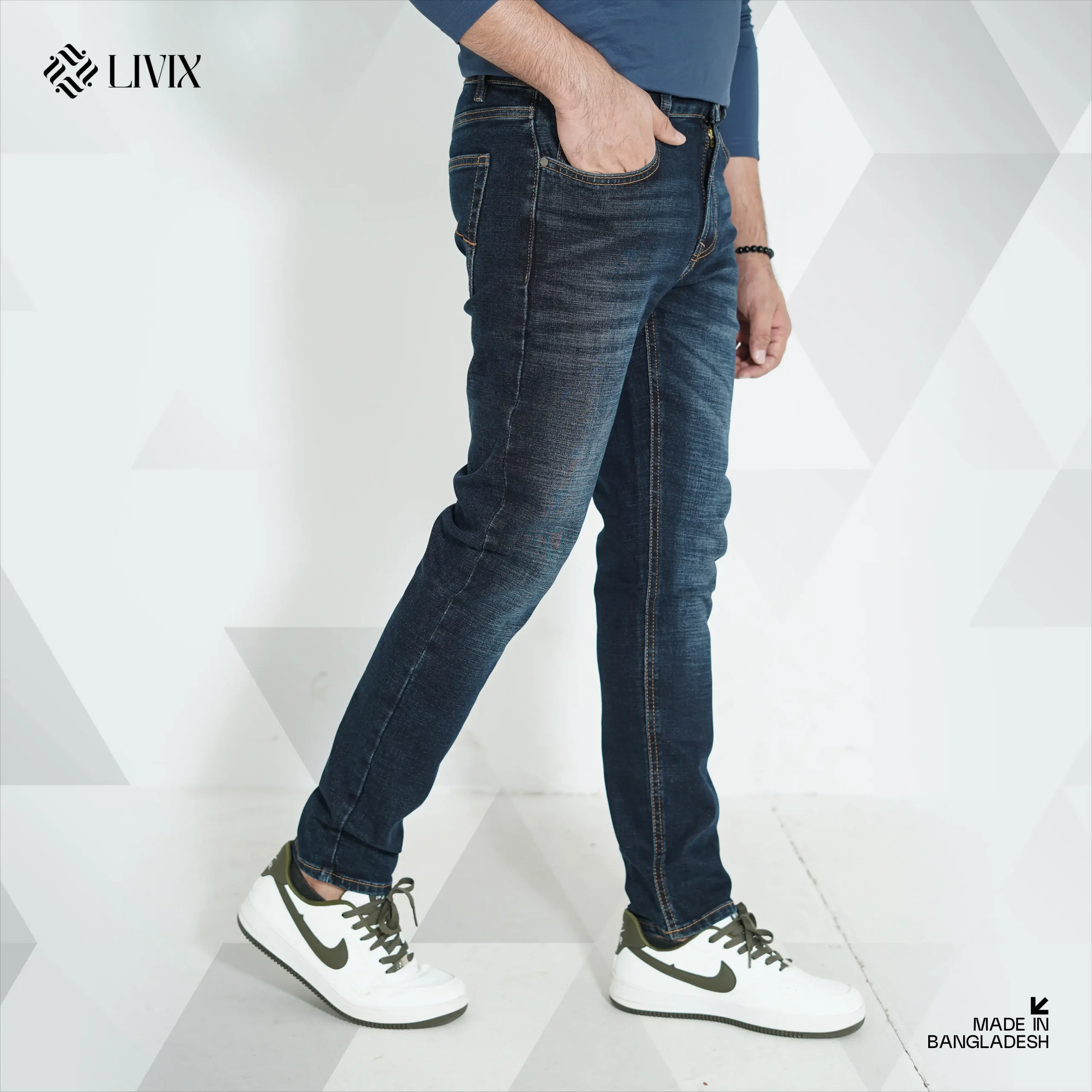 Premium Slim Fit Denim Jeans Pant PSFJP004 - Image 3