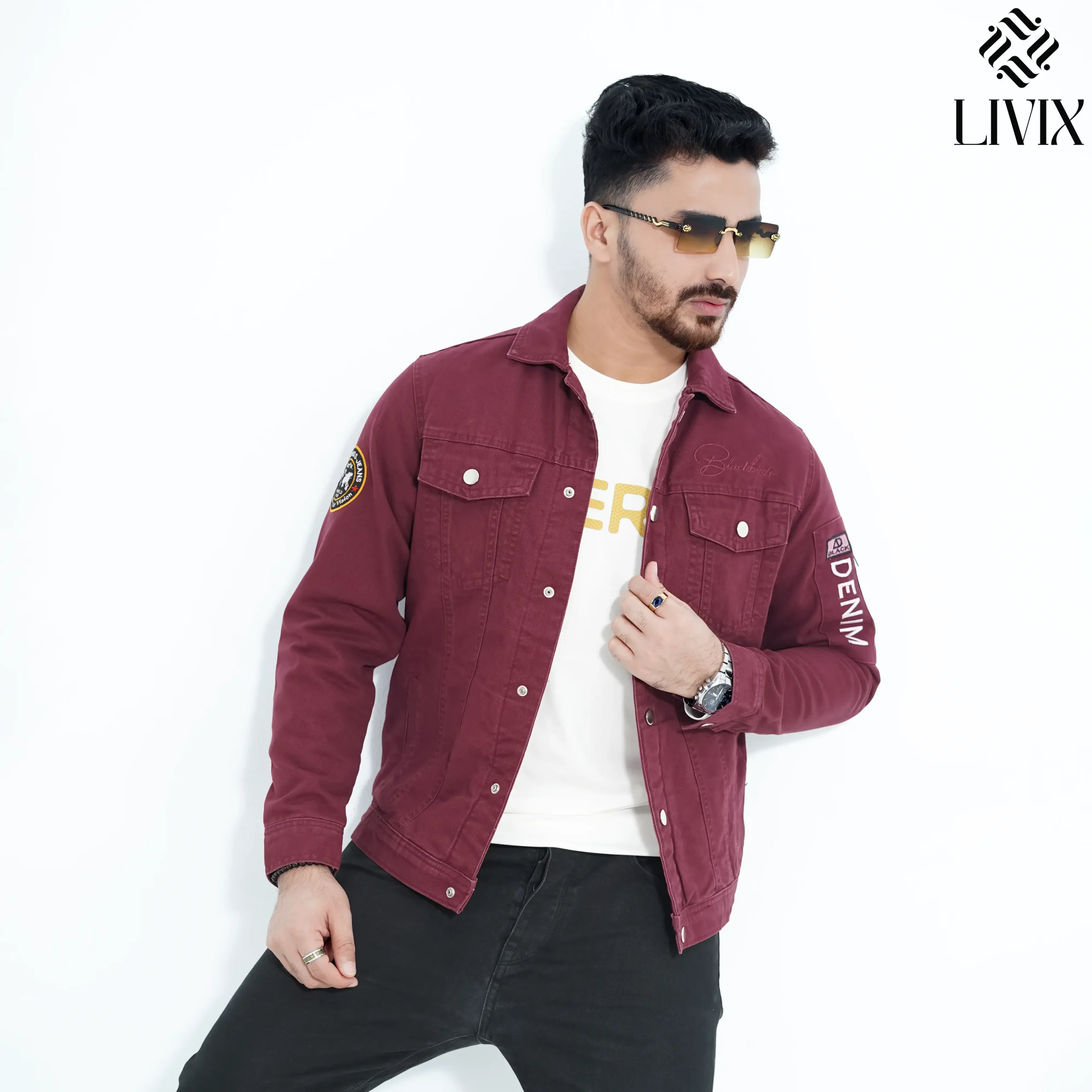Premium Denim Shacket PDS008 - Image 2