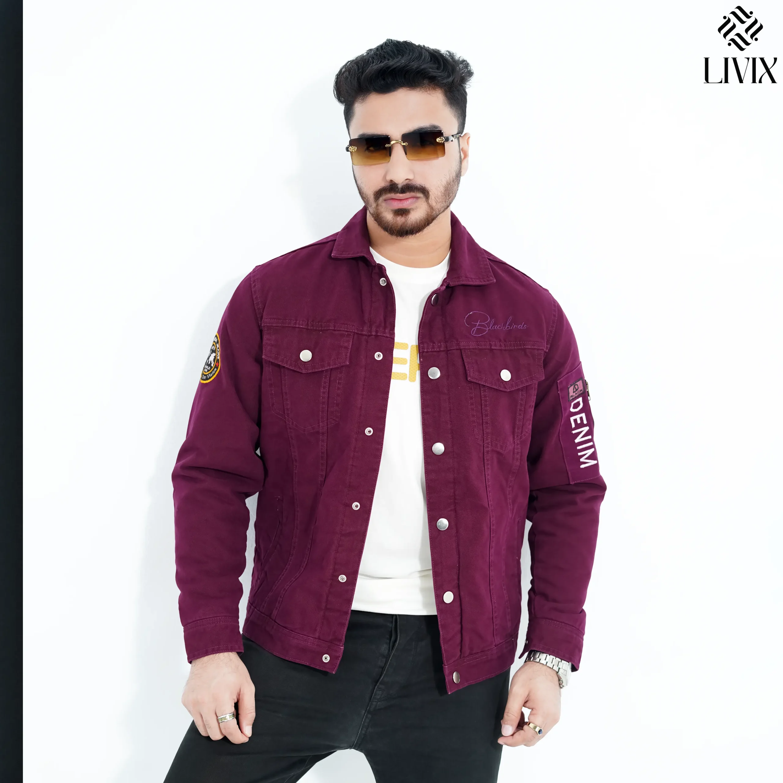 Premium Denim Shacket PDS010 - Image 3