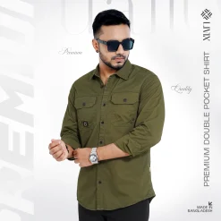 Premium Double Pocket Shirt PDPS010