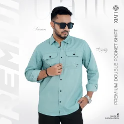 Premium Double Pocket Shirt PDPS006