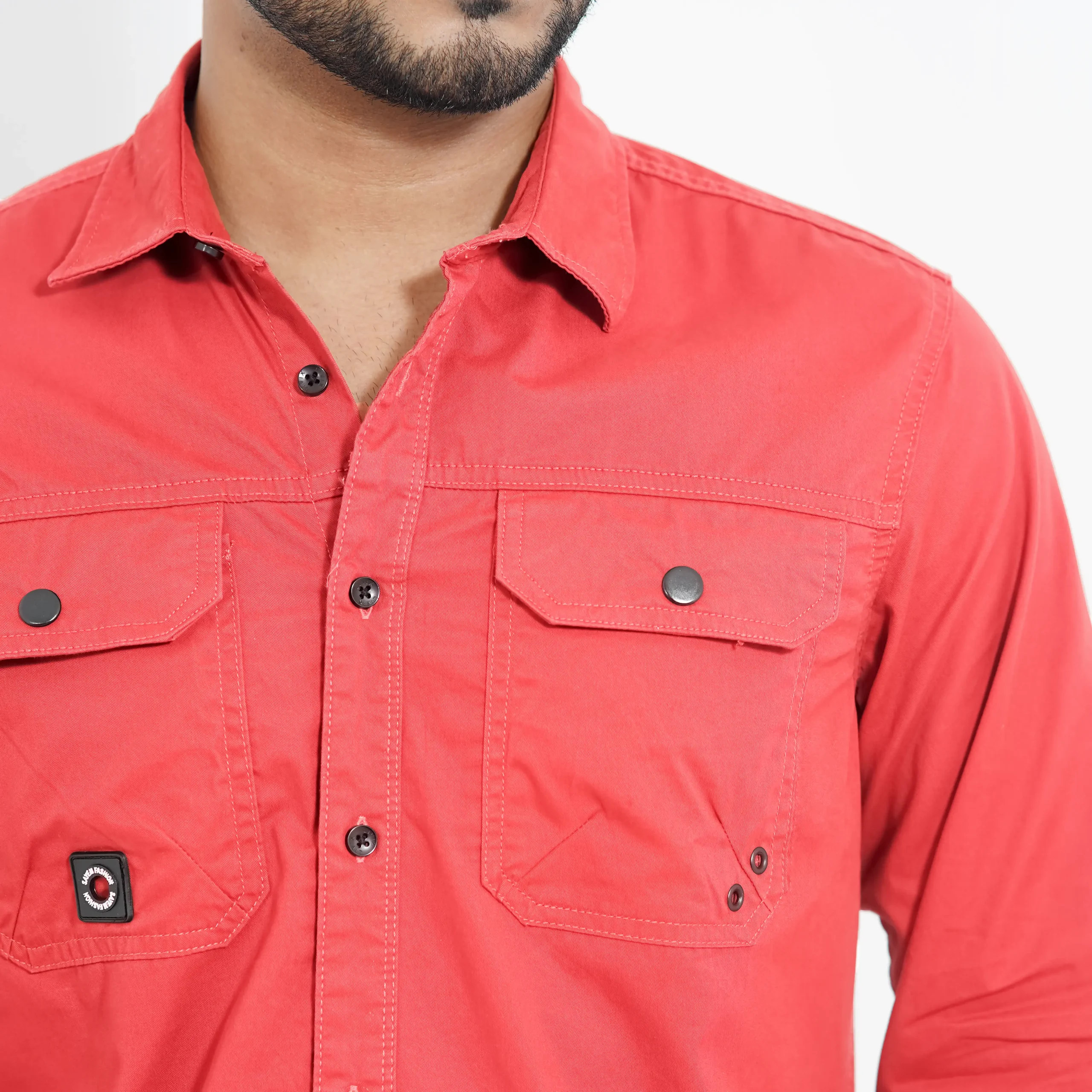 Premium Double Pocket Shirt PDPS001 - Image 3