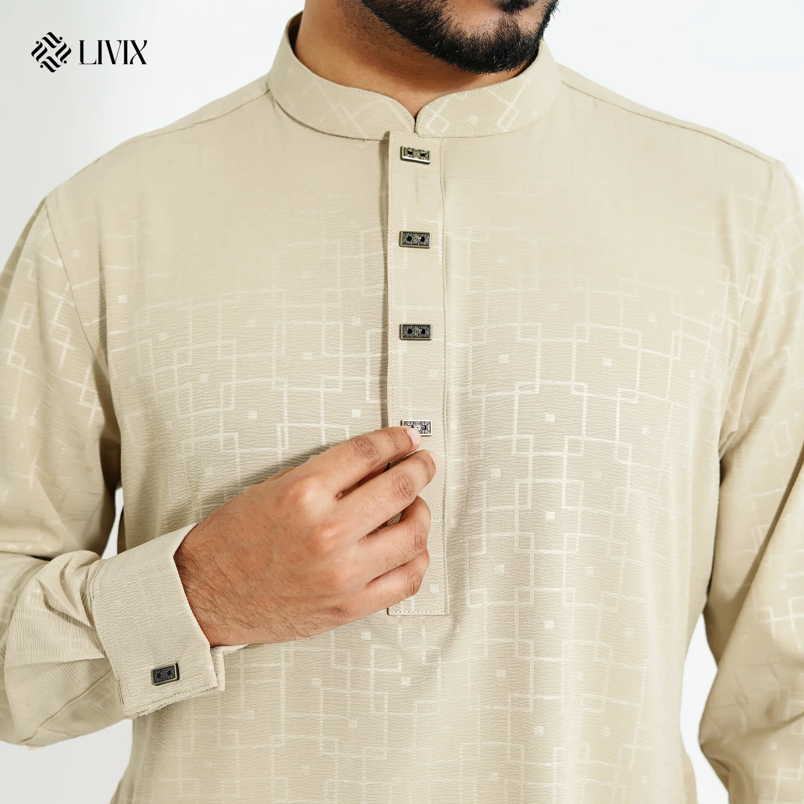 Livix Platinum Jafran Panjabi PJP006 - Image 3