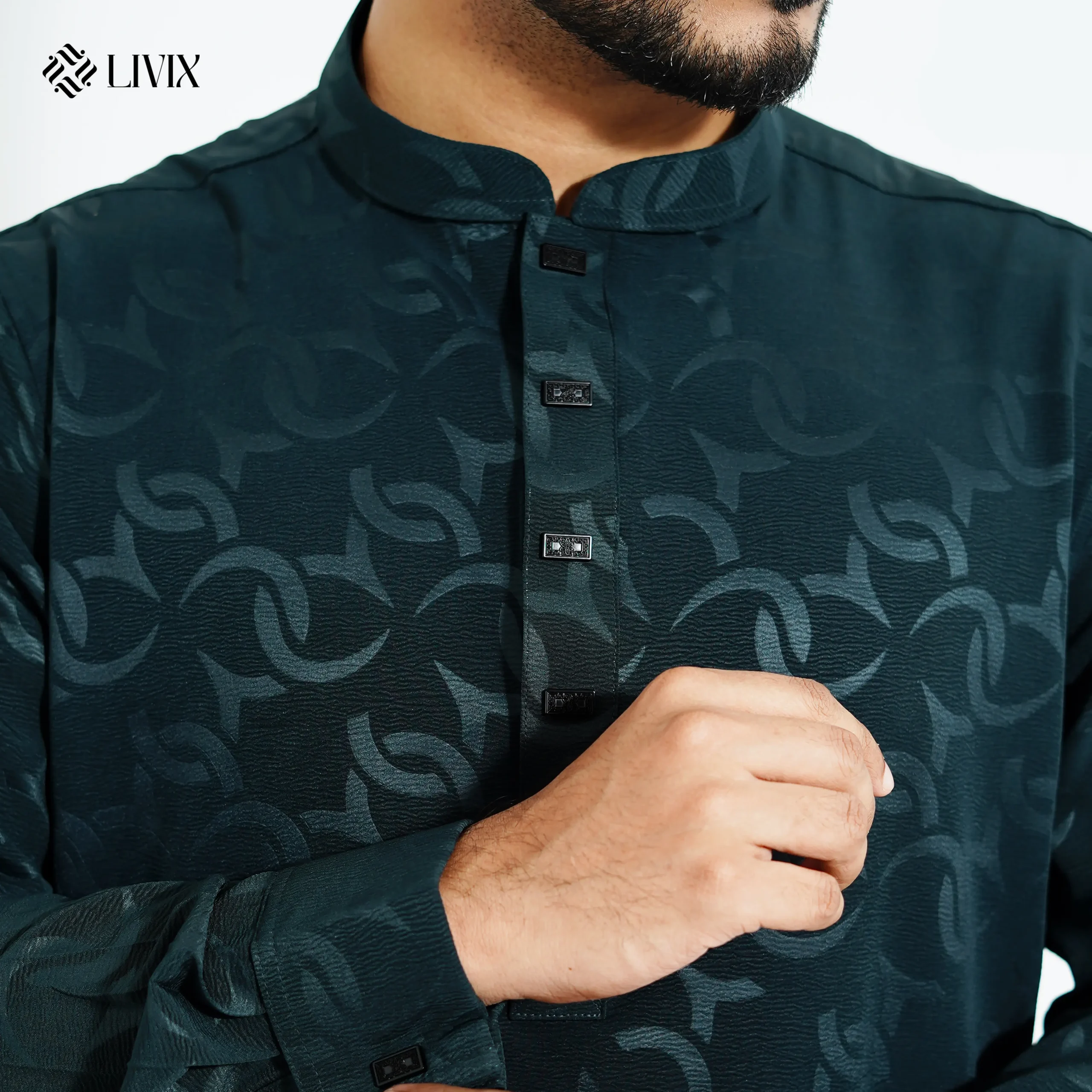 Livix Platinum Jafran Panjabi PJP009 - Image 3