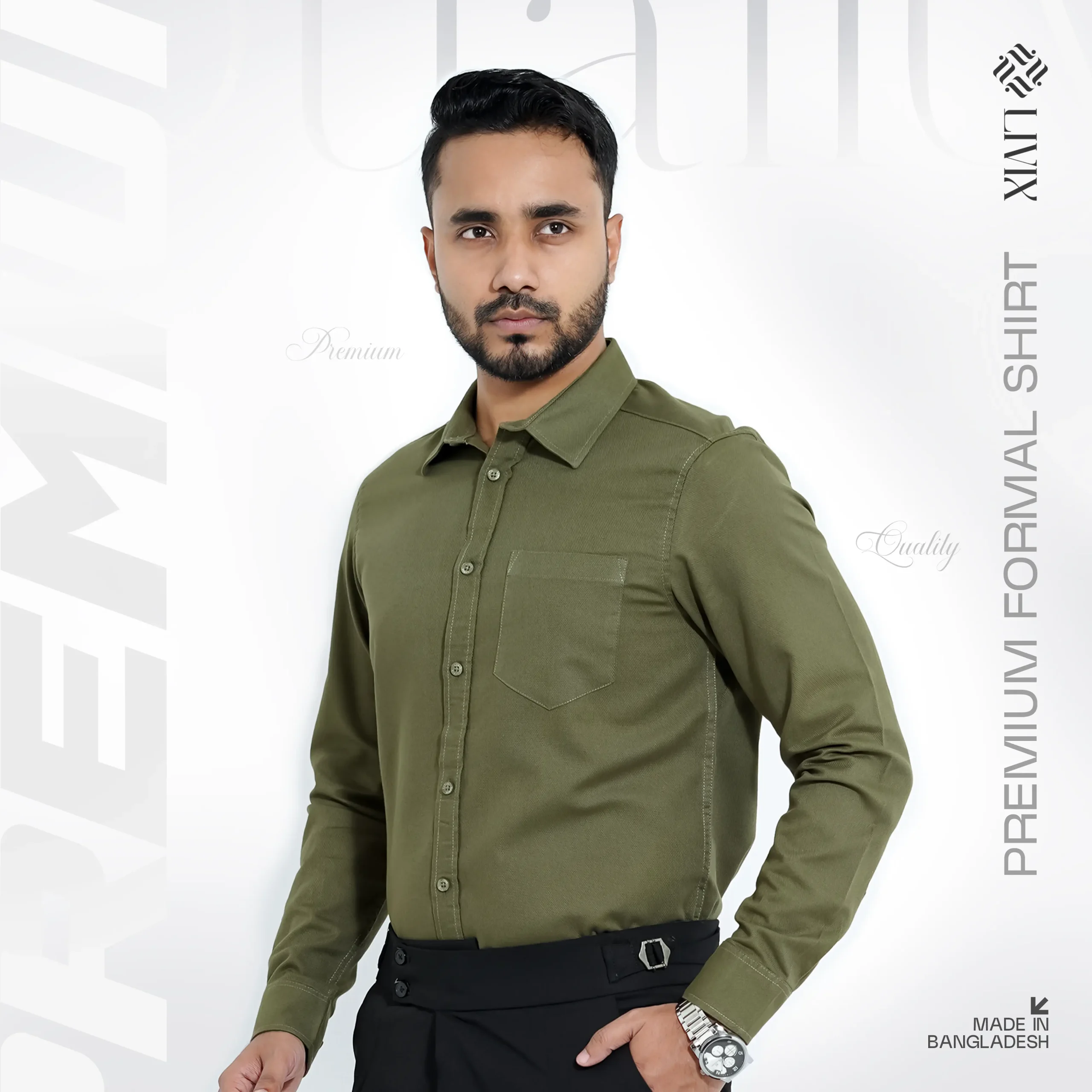 Premium Formal Cotton Shirt PFS003