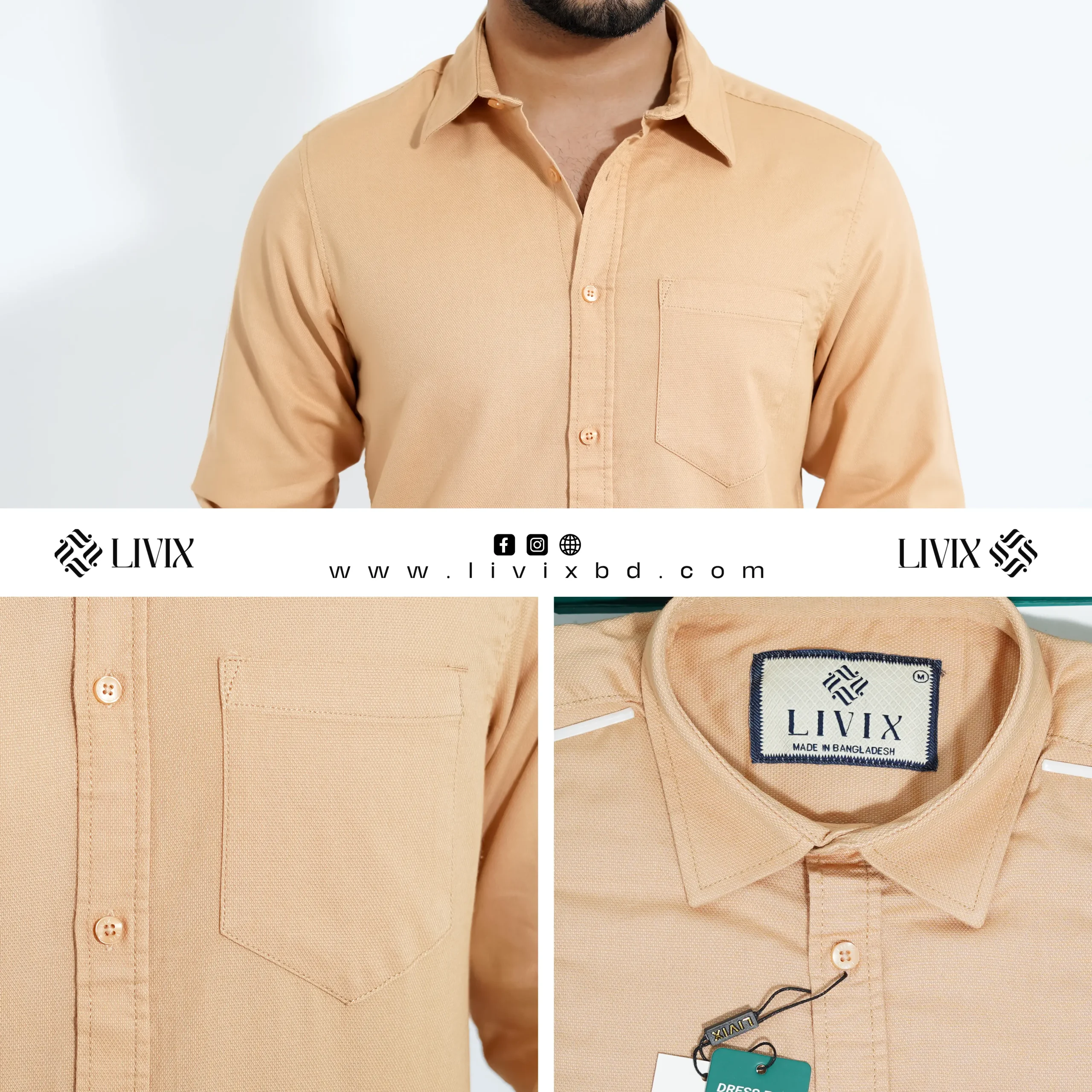 Premium Formal Cotton Shirt PFS009 - Image 2
