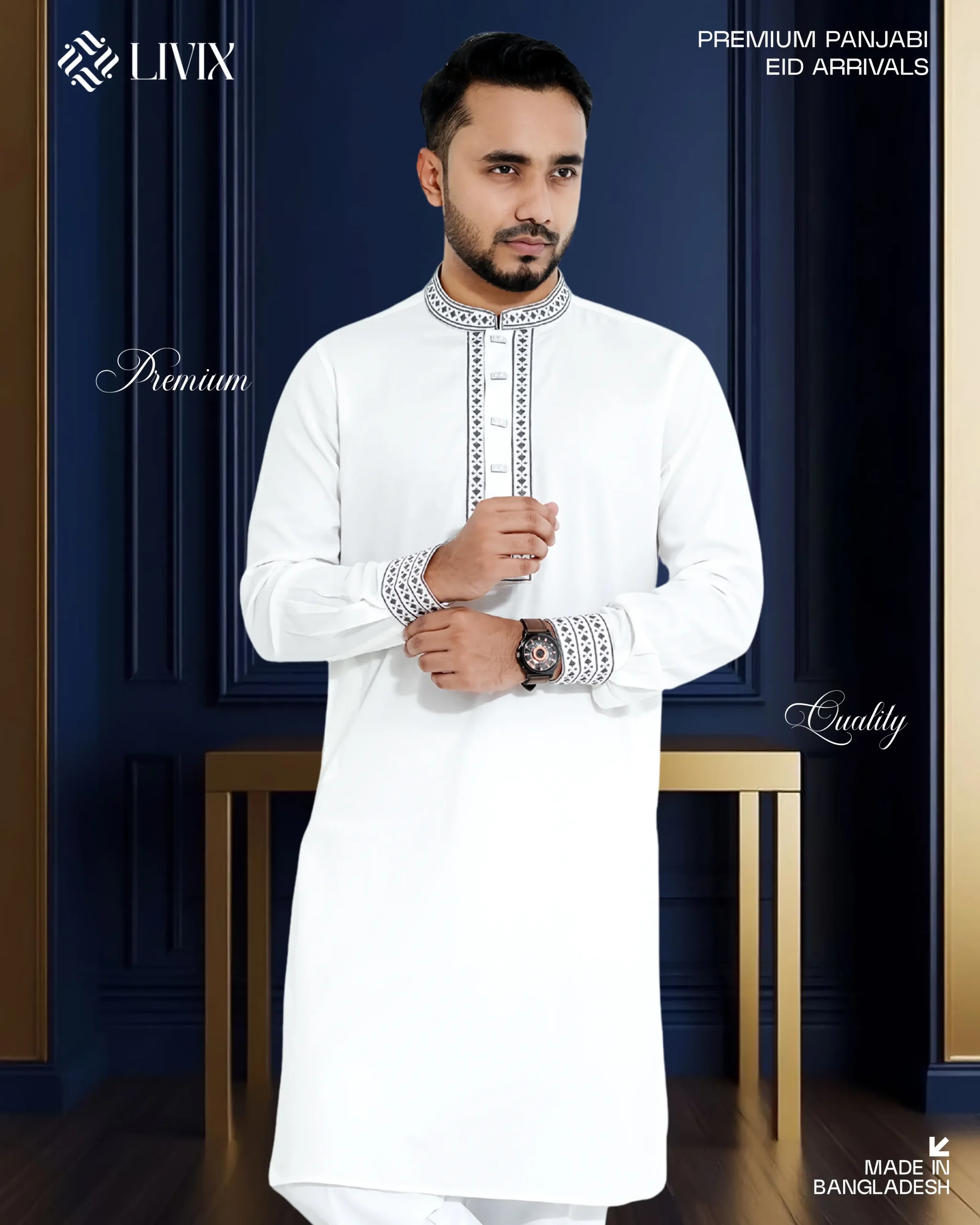 Livix Exclusive Panjabi ETP002 (White)