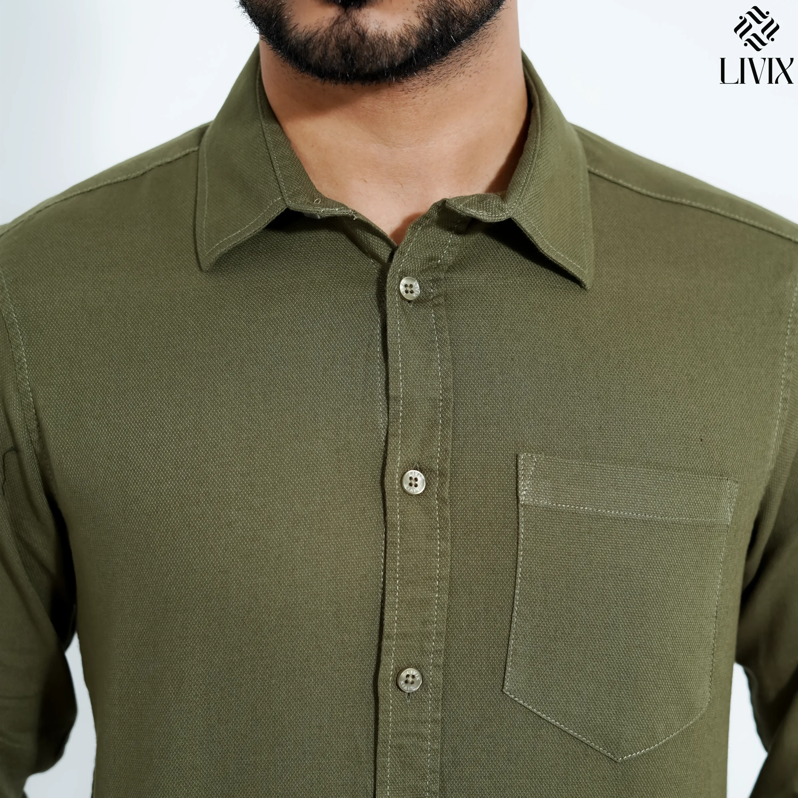 Premium Formal Cotton Shirt PFS003 - Image 3