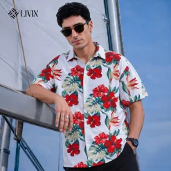 Livix Half Sleeve Drop Shoulder Shirt HDS003