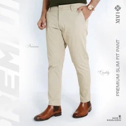 Twill Chino Pant- Cream