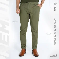 Twill Chino Pant- Light Olive