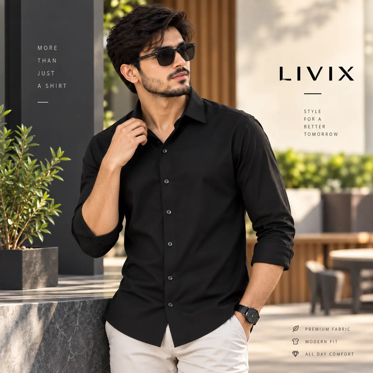 Wrinkle Free Solid Shirt WFSS001
