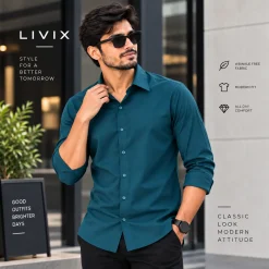 Wrinkle Free Solid Shirt WFSS004