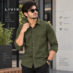 Wrinkle Free Solid Shirt WFSS003