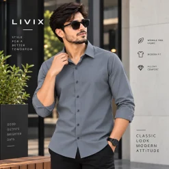 Wrinkle Free Solid Shirt WFSS002