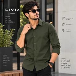 Wrinkle Free Solid Shirt WFSS003