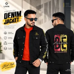Premium Printed Denim Jacket PPDJ002