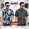 Half Sleeve Drop Shoulder Shirt Combo HSC003